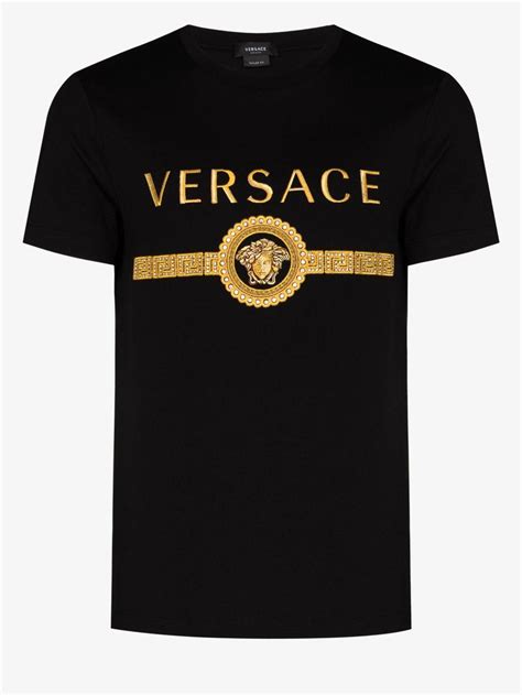 t shirt versace uomo logo vintage|vintage versace men's shirts.